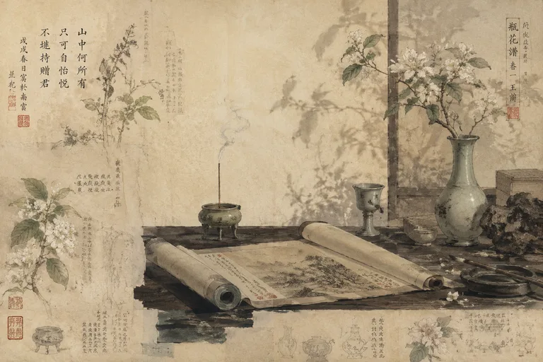 香烟墨影